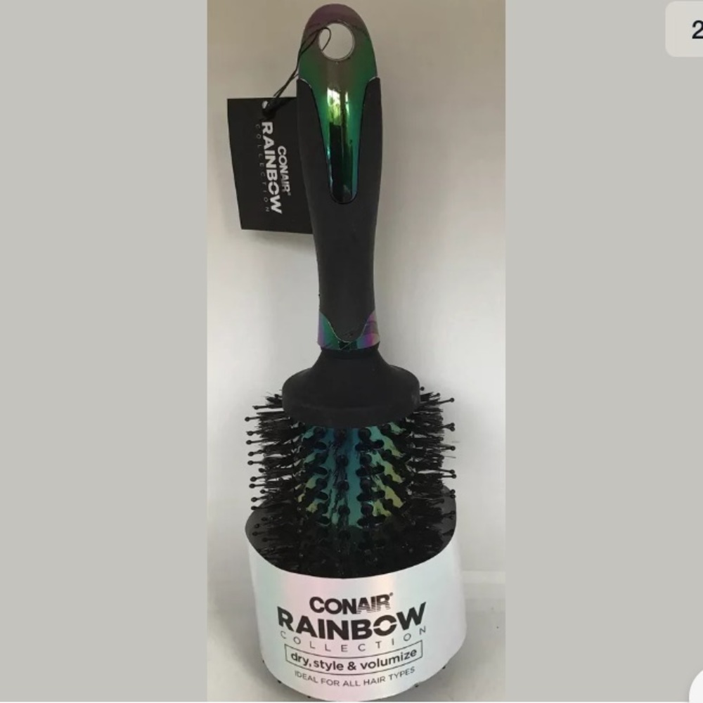 2 Conair Rainbow Hair Brush - dry, style, volumize